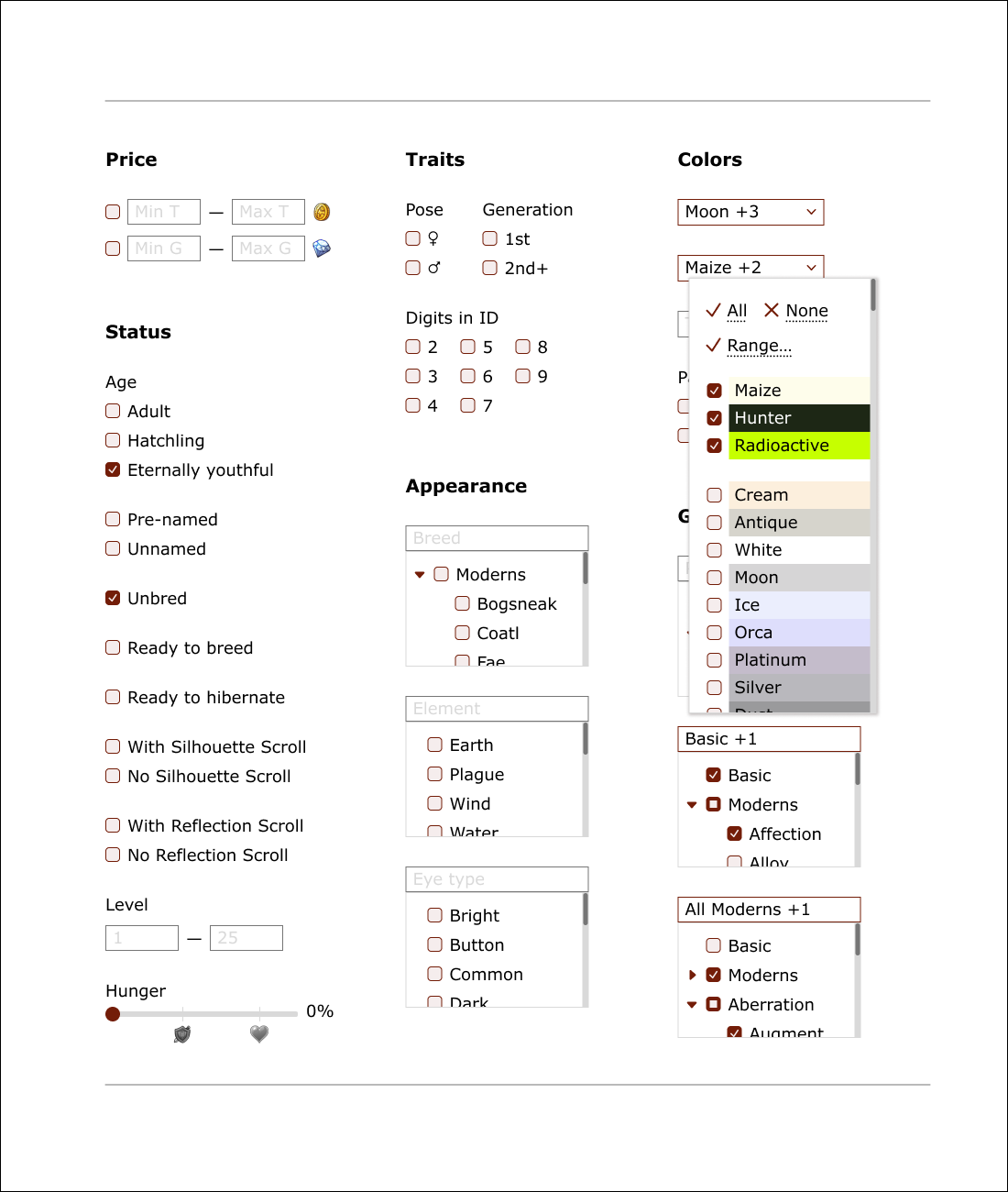 Форма поиска